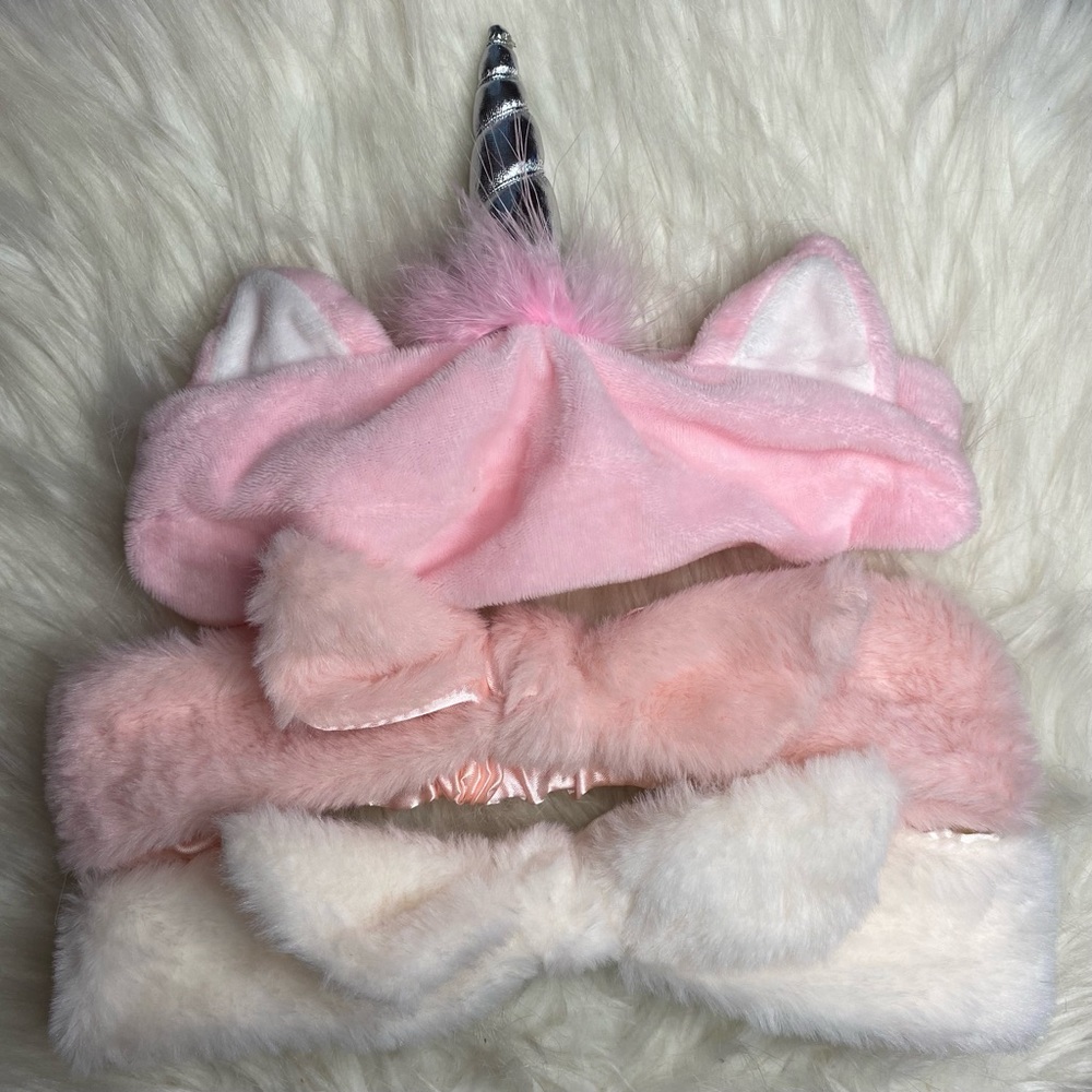 Bundle of 3 Fuzzy Headbands